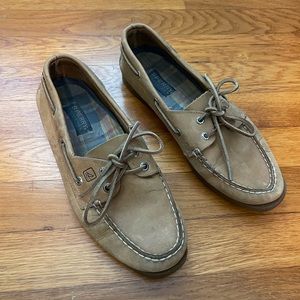 Sperry authentic original boat shoe in Sahara leather